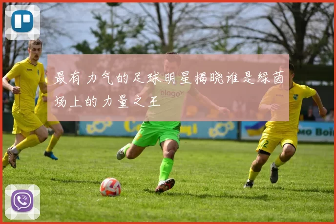 最有力气的足球明星揭晓谁是绿茵场上的力量之王