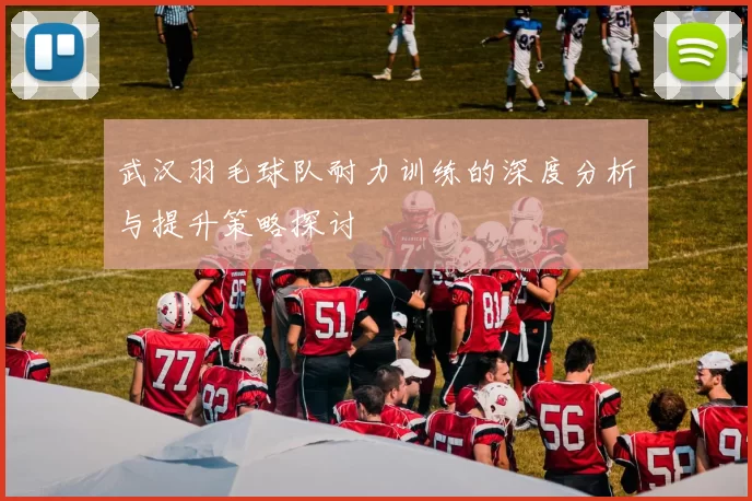 武汉羽毛球队耐力训练的深度分析与提升策略探讨