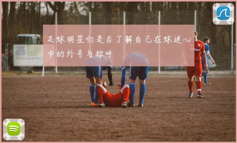 足球明星们是否了解自己在球迷心中的外号与称呼